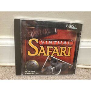 Fujitsu Interactive Virtual Safari (CD-Rom, 1995, Windows 95)